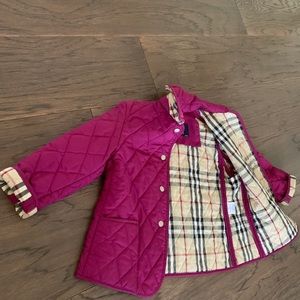 Authentic Vintage Burberry quilted jacket size 5/6